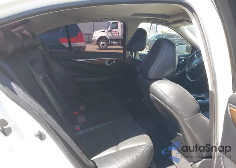 2014 Infiniti Q50 Hybrid Sport from USA, damaged, VIN JN1AV7AP3EM690226